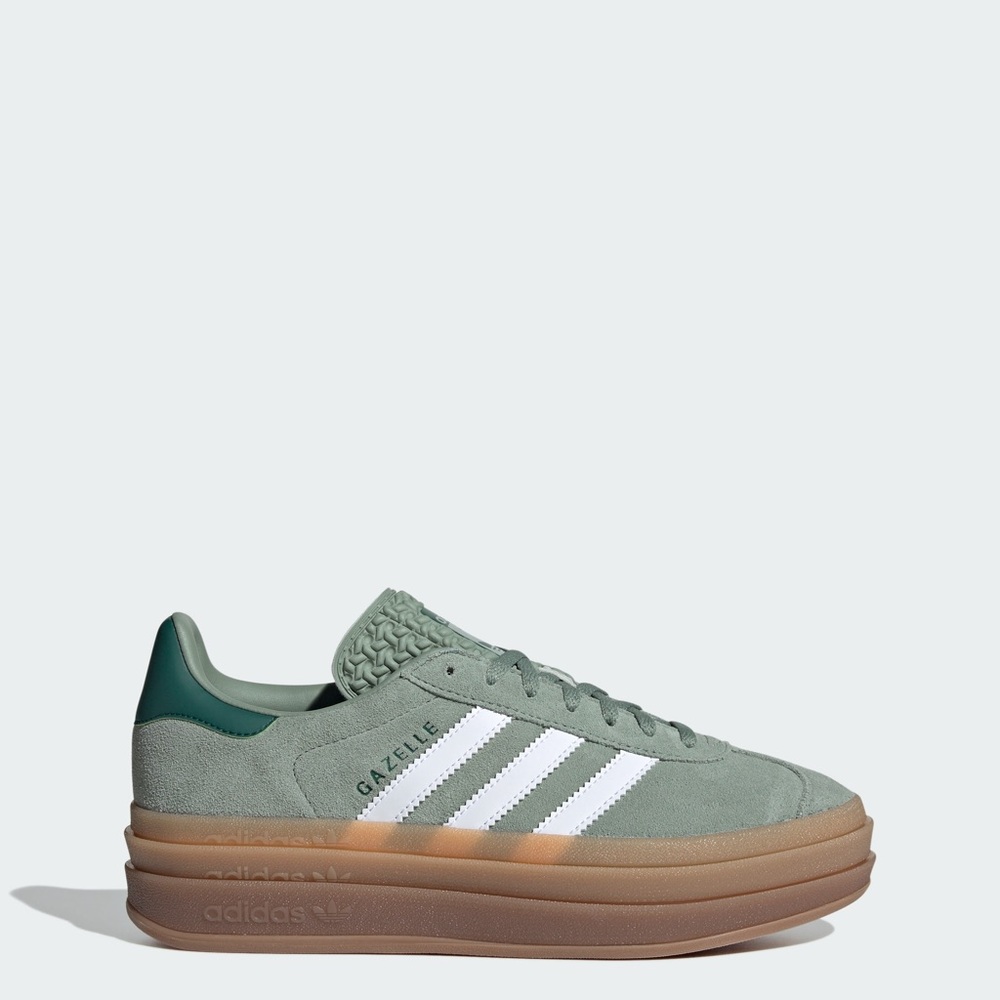 GAZELLE BOLD SHOES. Green/white. Women’s size 6.